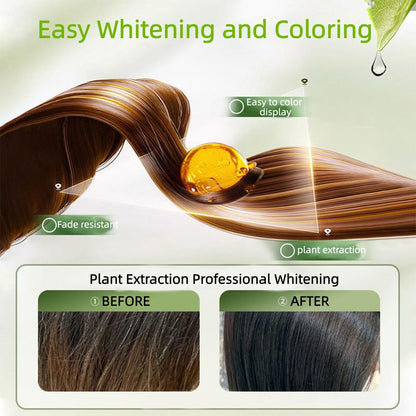 Long lasting botanical essential oil hair dye