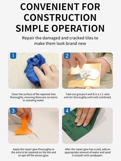Multifunctional Tile and Stone Crack Repair Kit