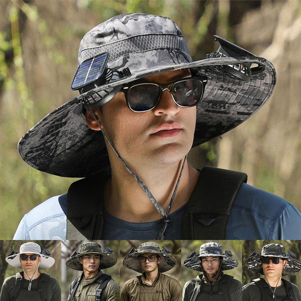 Solar Fan Hat