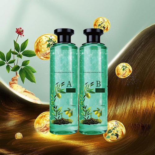 Long lasting botanical essential oil hair dye