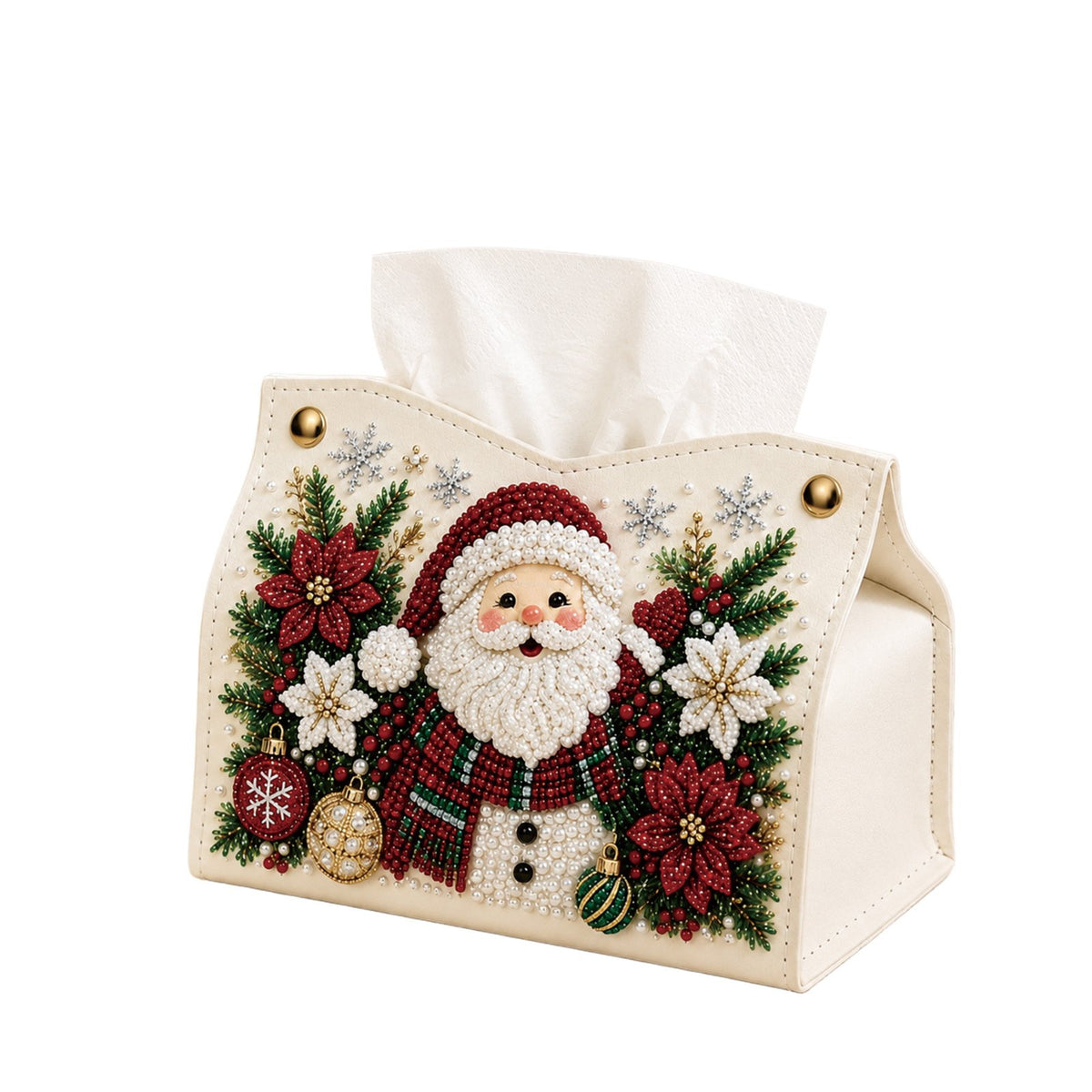 🎄DIY Christmas Diamond Painting Tissue Box, Special Rhinestone Handmade Decor Craft Kit