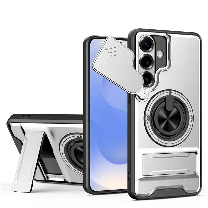 📱 LIMITED-TIME 49% OFF! ✨ Samsung Phone Case – Sliding Camera Cover, Rotatable Ring, Magnetic Mount 🔄