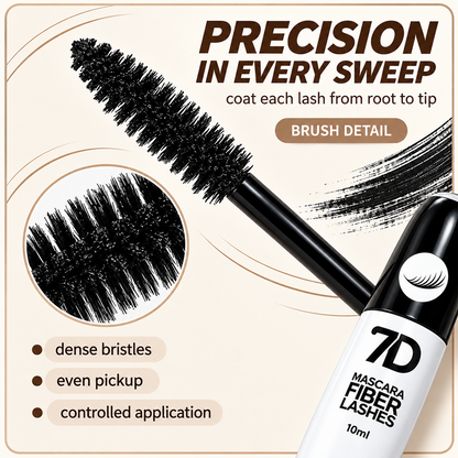 7D Silk Fiber Black Lengthening Mascara – Adult Beauty Makeup ✨