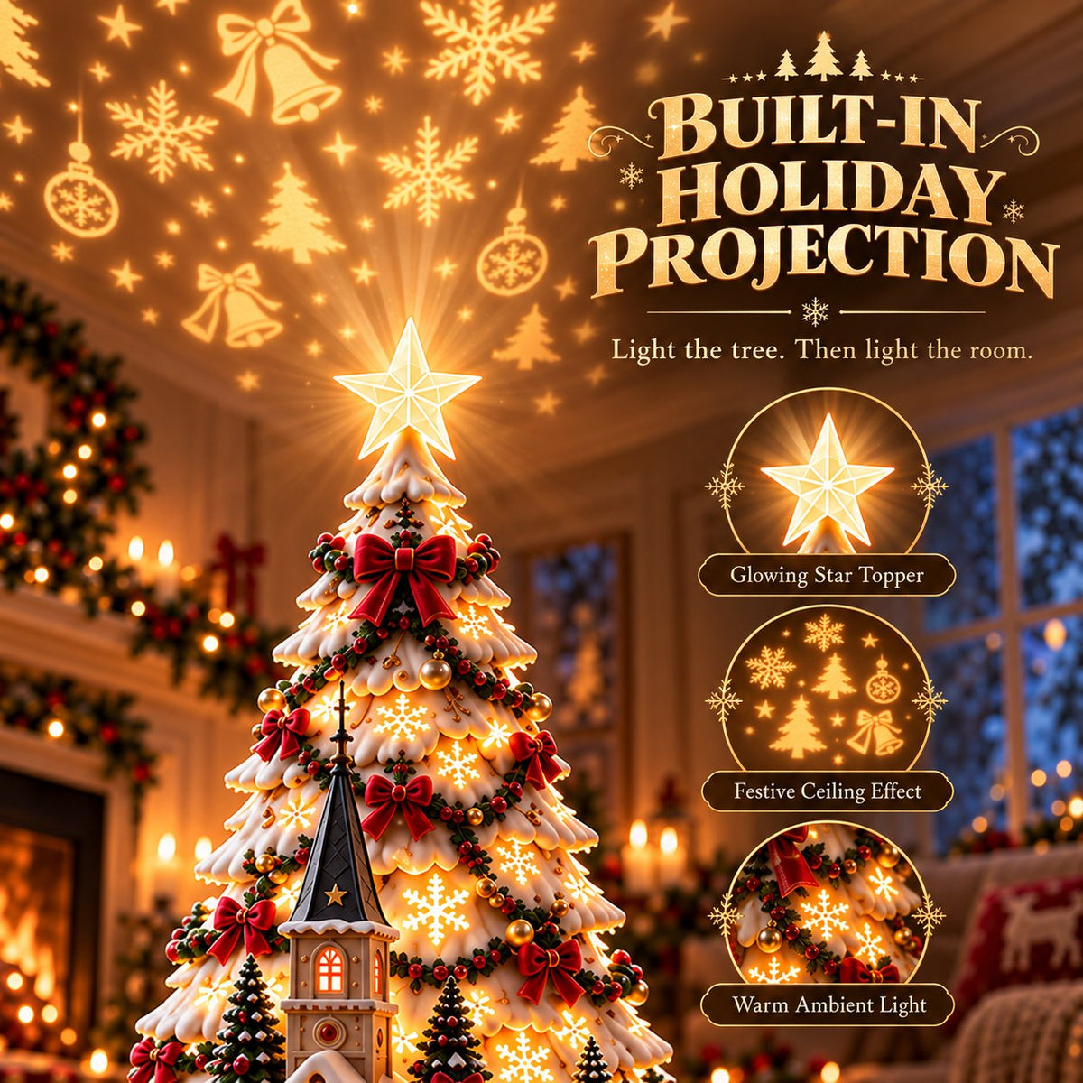 🤩50% OFF - 🎄Christmas Village Lightscape Tree