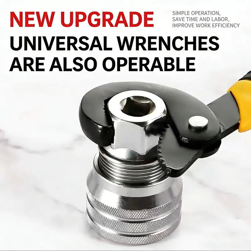 Universal Magic Socket Wrench Tool – Adjustable Grip for 10-19mm Nuts & Bolts