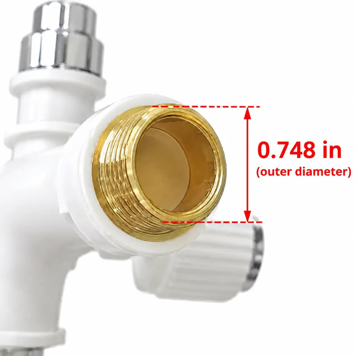 💥 Buy 1 Get 1 Free 💥Dual-Outlet Washing Machine Faucet – Anti-Freeze & Heat-Resistant Plastic