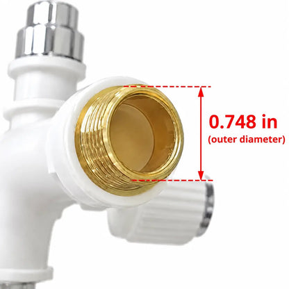 💥 Buy 1 Get 1 Free 💥Dual-Outlet Washing Machine Faucet – Anti-Freeze & Heat-Resistant Plastic