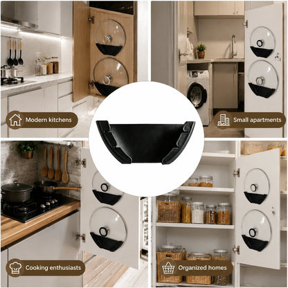 🔥Last Day 49% OFF - 🍳Universal Pot Lid Organizer for Cabinet