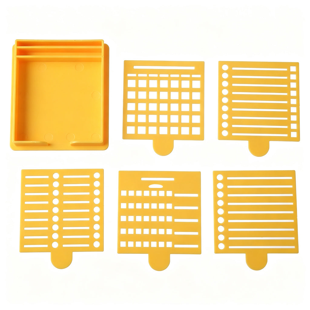 🔥 Last Day 50% OFF – ✨📝 Sticky Note Stencil & Stand Set for Perfect Organization 📌💡