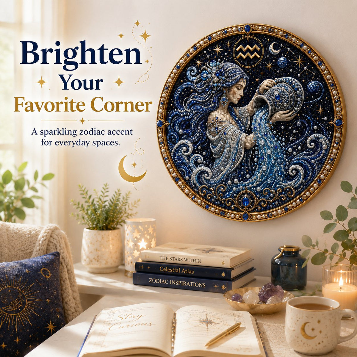 ✨ Create Zodiac Pearl Art with 12 Star Signs Kit ♈