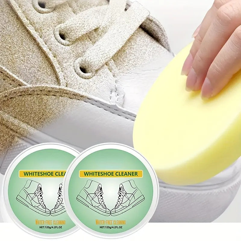Jue Fish White Shoe Cleaner: No-Rinse & Portable, Restores Original Color
