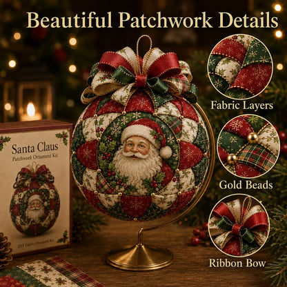 🔥 50% OFF – Christmas Patchwork Ornament DIY Kit – Handmade Holiday Decoration 🎄