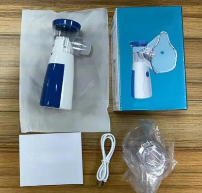 JSL-W302 Portable Mesh Atomizer | Adult and Child Dual-Face Mask + USB Charging
