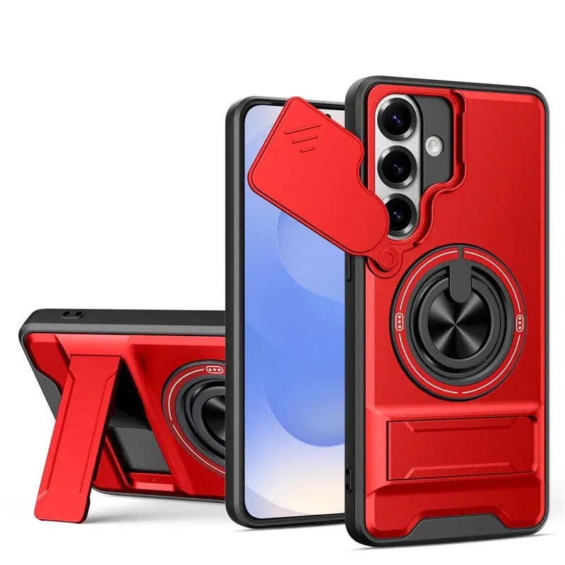 📱 LIMITED-TIME 49% OFF! ✨ Samsung Phone Case – Sliding Camera Cover, Rotatable Ring, Magnetic Mount 🔄