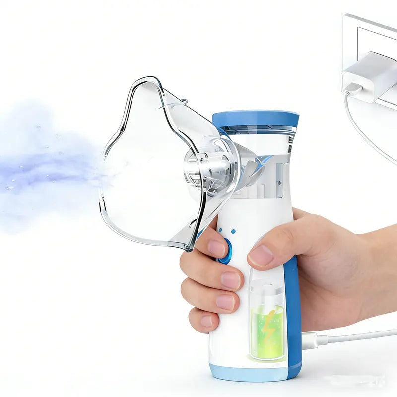 JSL-W302 Portable Mesh Atomizer | Adult and Child Dual-Face Mask + USB Charging