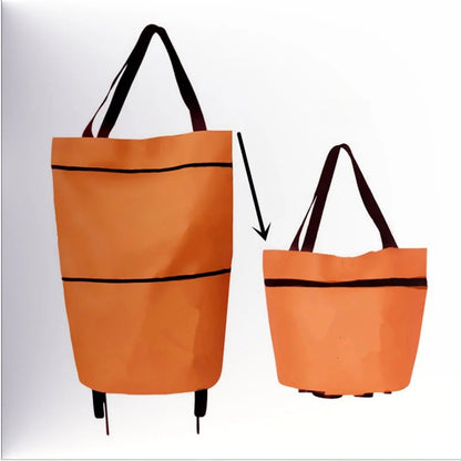 🛍️ Foldable 2-in-1 Shopping Bag for Easy Carry ✨