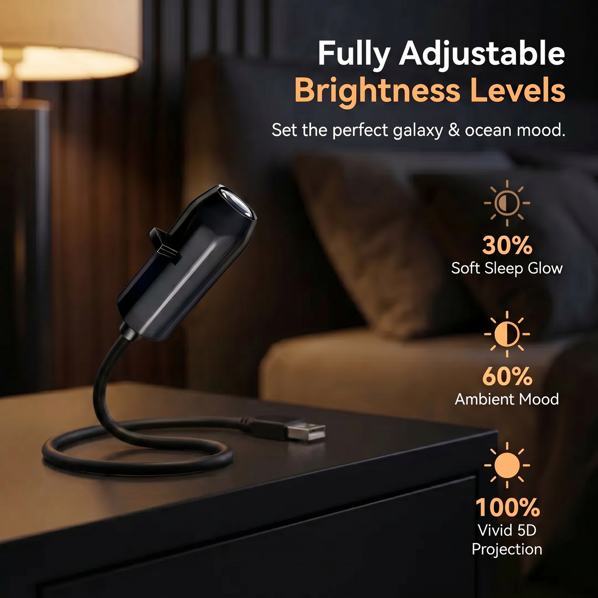 ⏰🔥Night Light Projector - Smart Holographic Star Projector