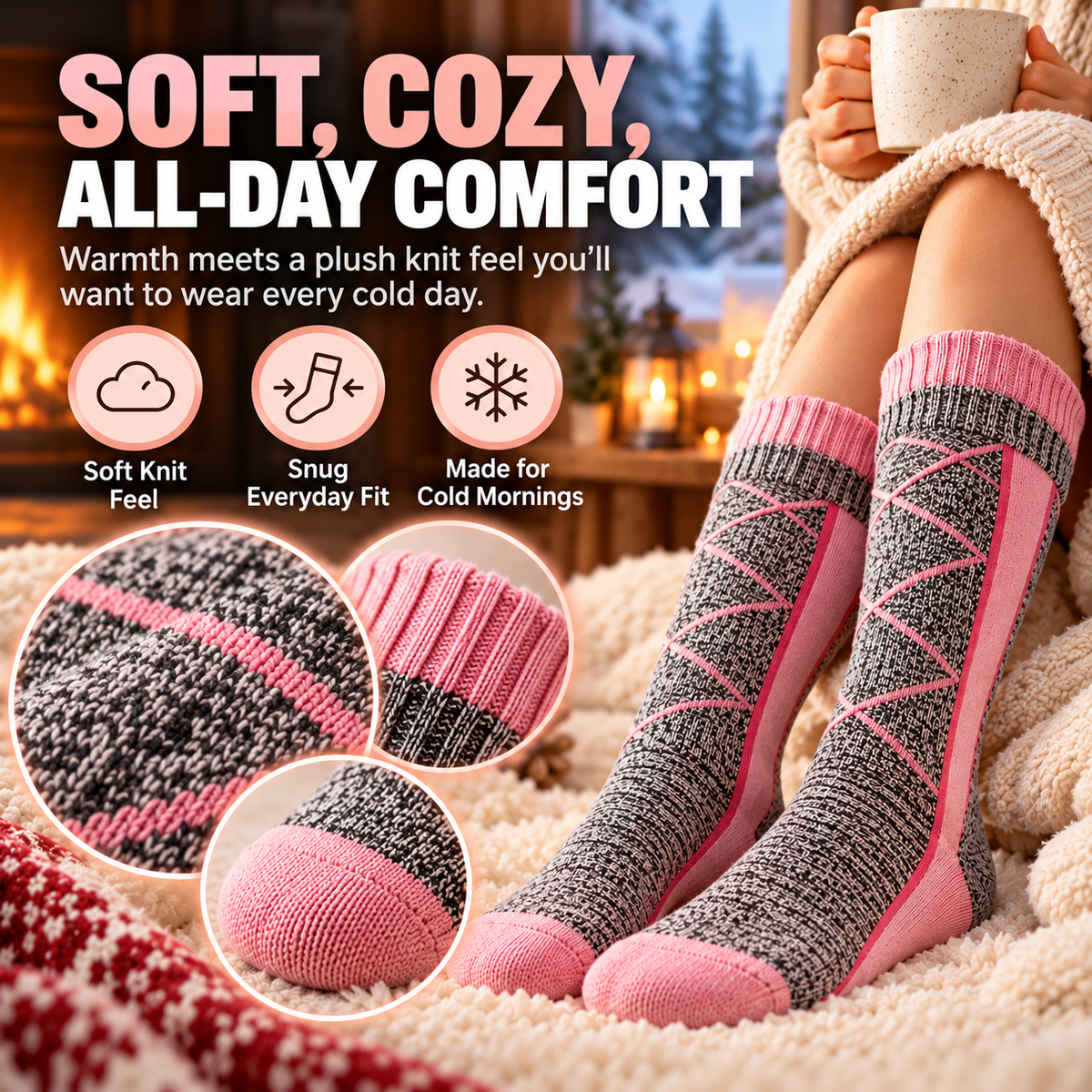 🔥 Clearance Sale ✨-🔥 ThermoWarm™ Rechargeable Heated Socks – Say Goodbye to Cold Feet in Minutes