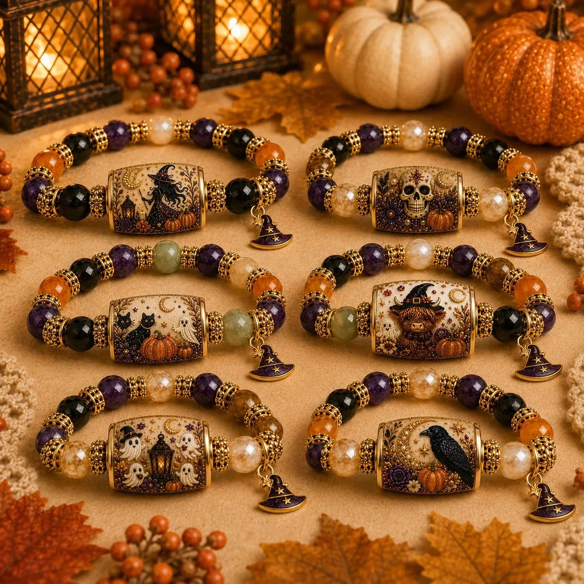 🔥Last Day 50% OFF -🎃 Halloween Beaded Bracelet