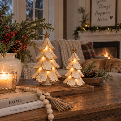 🎄Lighted Vintage Christmas Tabletop Tree✨-50% OFF