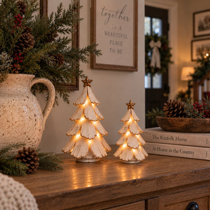 🎄Lighted Vintage Christmas Tabletop Tree✨-50% OFF