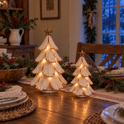 🎄Lighted Vintage Christmas Tabletop Tree✨-50% OFF
