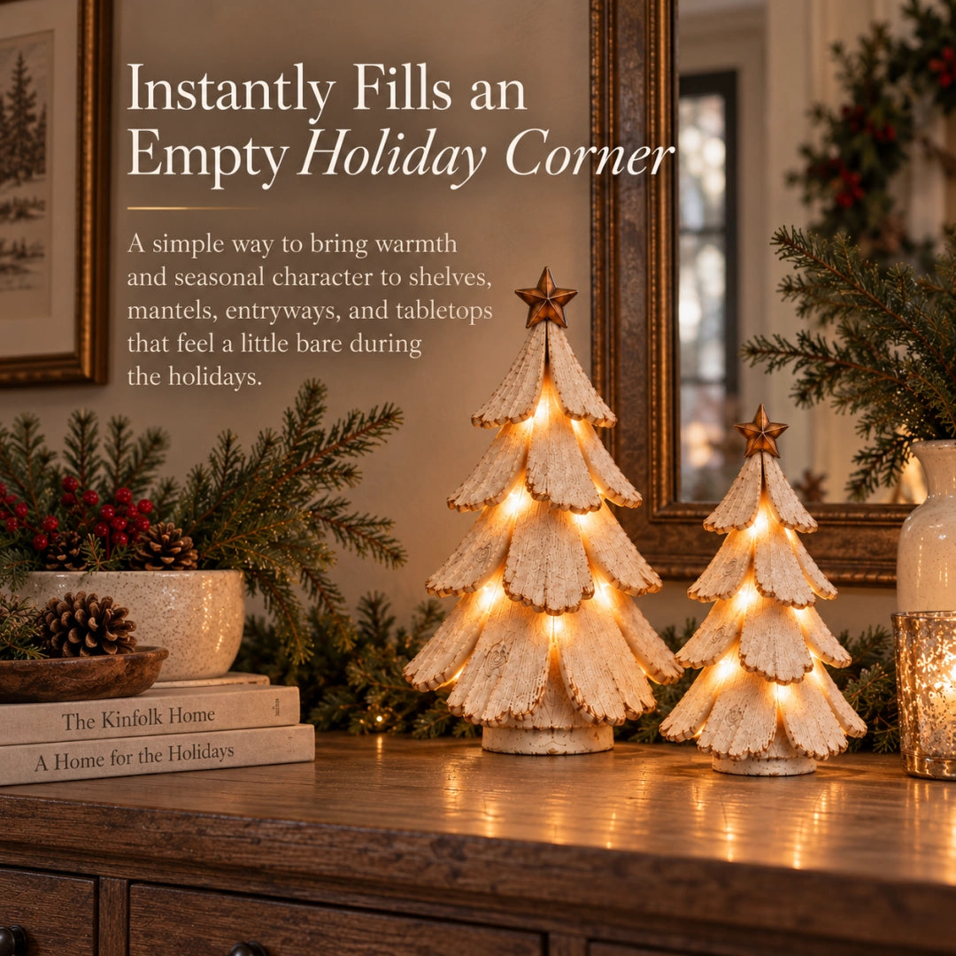 🎄Lighted Vintage Christmas Tabletop Tree✨-50% OFF