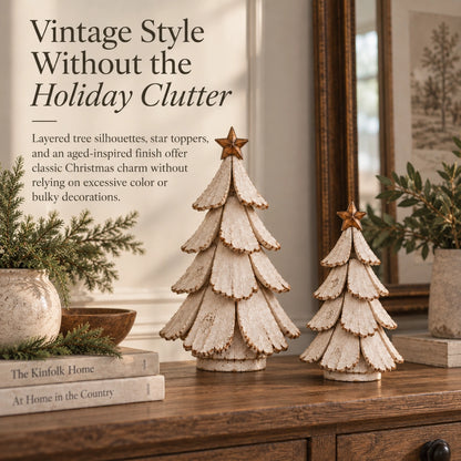 🎄Lighted Vintage Christmas Tabletop Tree✨-50% OFF