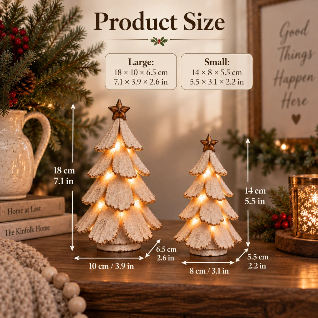 🎄Lighted Vintage Christmas Tabletop Tree✨-50% OFF