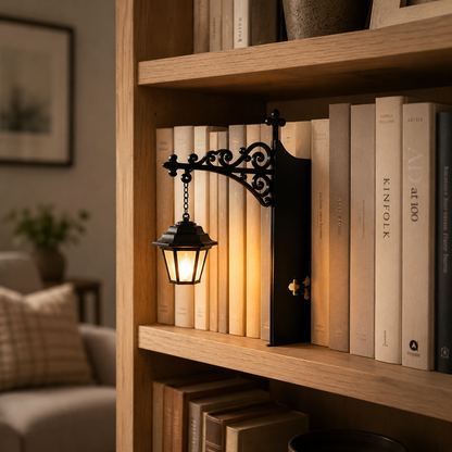 Library Lantern - Decorative Bookshelf Lighting