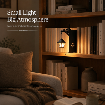 Library Lantern - Decorative Bookshelf Lighting