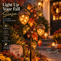 🍁 Autumn Acorn Glow™ – Solar Double Acorn Garden Stake Light