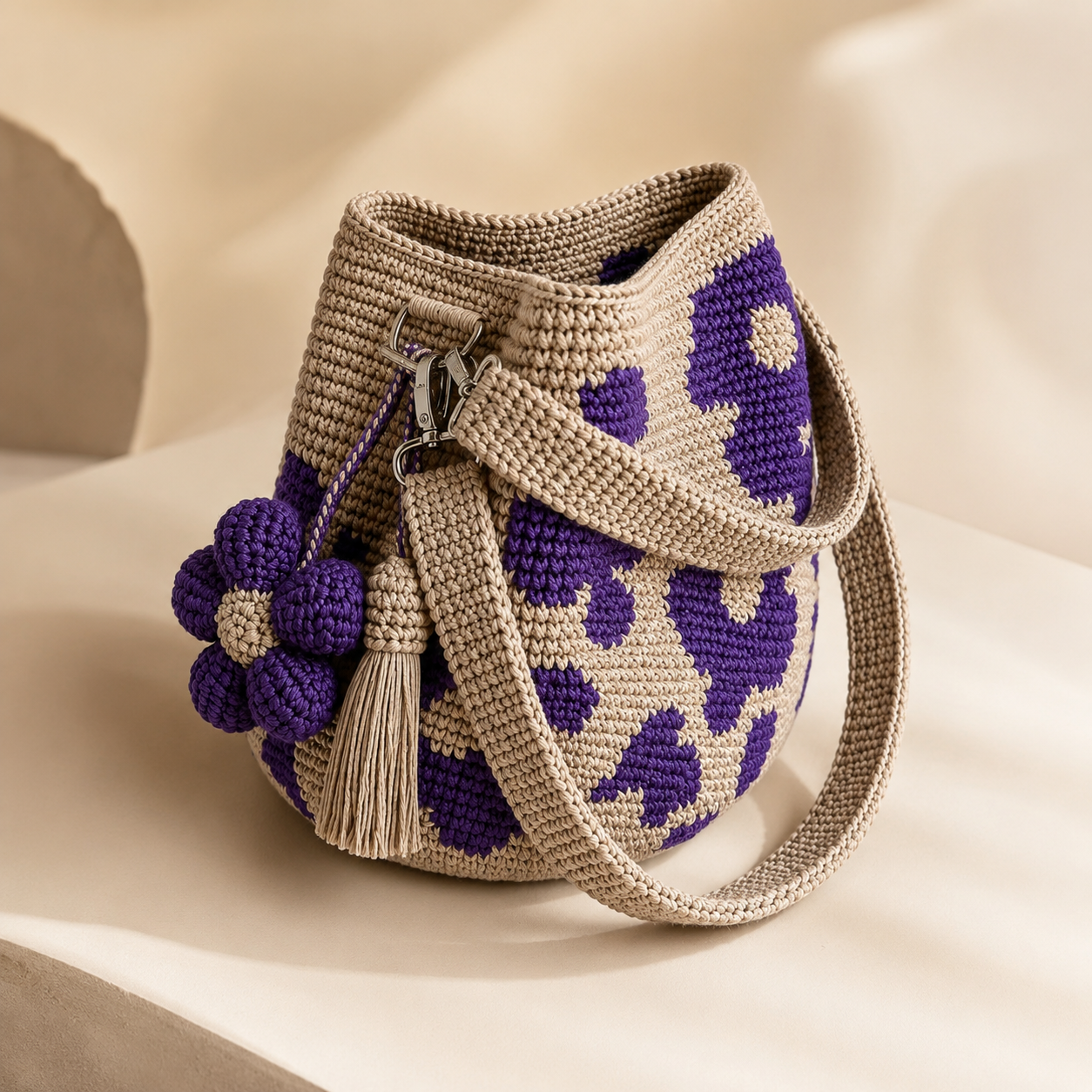 🌸 Handwoven Flower Bucket Bag Chic Lightweight Everyday Style 👜✨