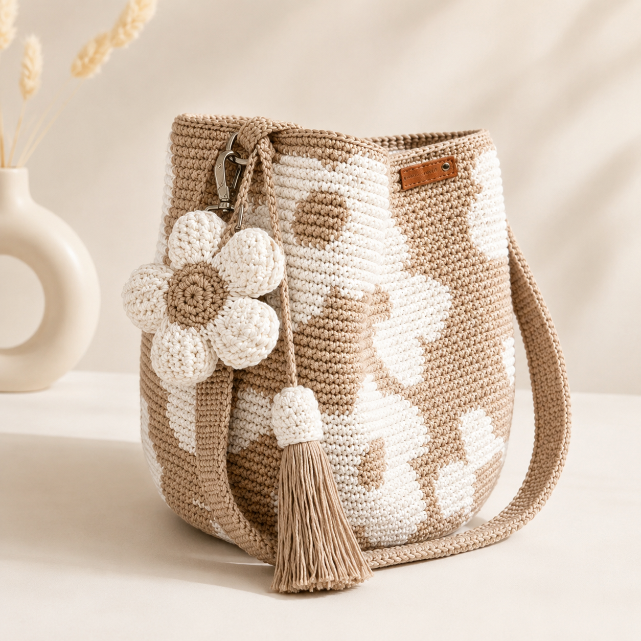 🌸 Handwoven Flower Bucket Bag Chic Lightweight Everyday Style 👜✨