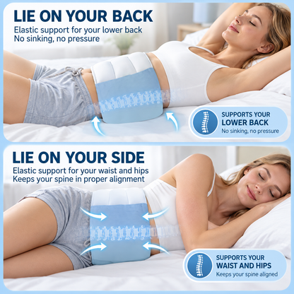🔥 50% OFF – Adjustable Lumbar Support Pillow – For Bed, Office, Car & Sofa