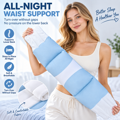 🔥 50% OFF – Adjustable Lumbar Support Pillow – For Bed, Office, Car & Sofa
