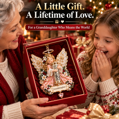 ⏰ LAST DAY SALE 50% OFF! 👼💵  Angel Christmas Cash Gift Ornament – Holiday Money Holder Keepsake ✨