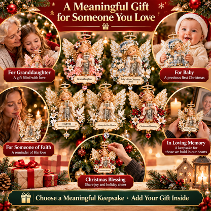 ⏰ LAST DAY SALE 50% OFF! 👼💵  Angel Christmas Cash Gift Ornament – Holiday Money Holder Keepsake ✨