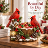 ❤️ LAST DAY – 50% OFF! 🎄 Lighted Cardinal Christmas Candy Bowl – Festive Holiday Treat Bowl & Tabletop Decor
