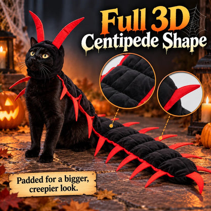 💯🎃 Creepy-Cute Halloween Centipede Pet Costume – 3D Crawling Outfit for Dogs & Cats 🐾