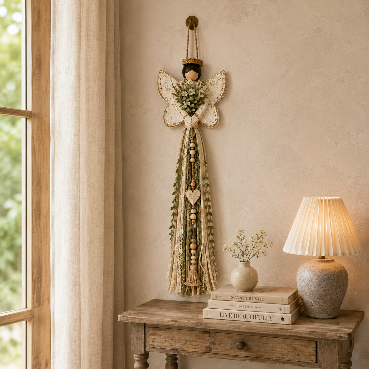 👼Grace In Bloom Angel Wall Hanging🌿