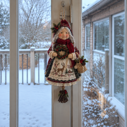 🍀👵 Handmade Good Luck Granny — Charming Hanging Charm for Happiness & Good Fortune