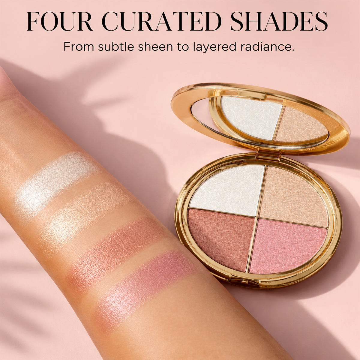 ✨4-in-1 Glow Palette for Radiant Makeup Looks Anytime 💄