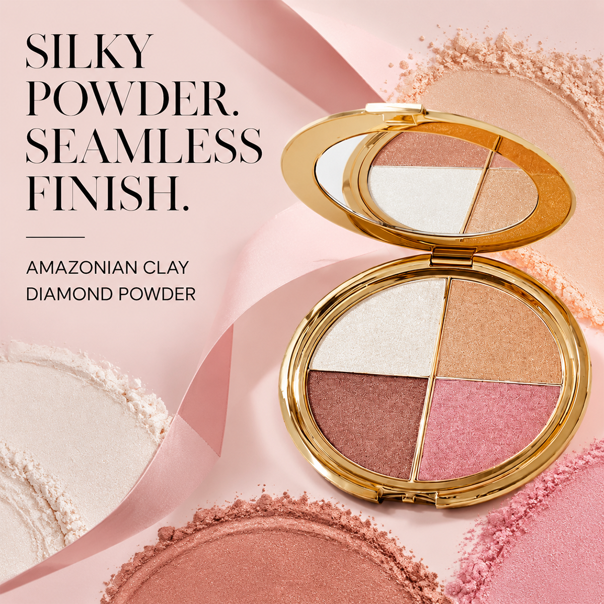 ✨4-in-1 Glow Palette for Radiant Makeup Looks Anytime 💄