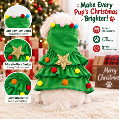 🎄Christmas Tree Pet Cape🐶