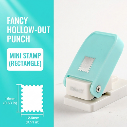 Precision Stamp-Style Decorative Paper Punch – Versatile Embossing Tool for DIY Crafts, Scrapbooking & Greeting Cards