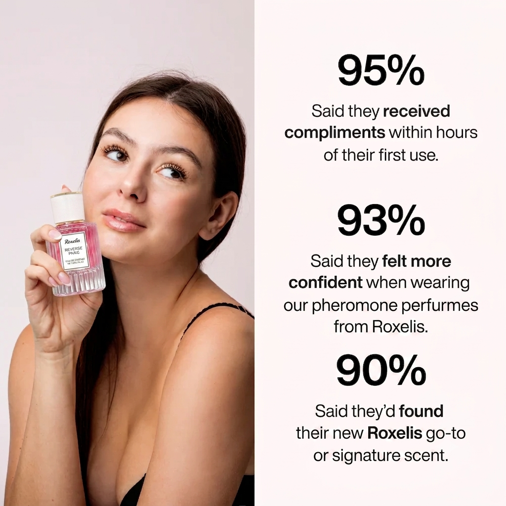 Roxelis Pheromone-Infused Eau de Parfum – Long-Lasting Signature Scent for Attraction & Confidence