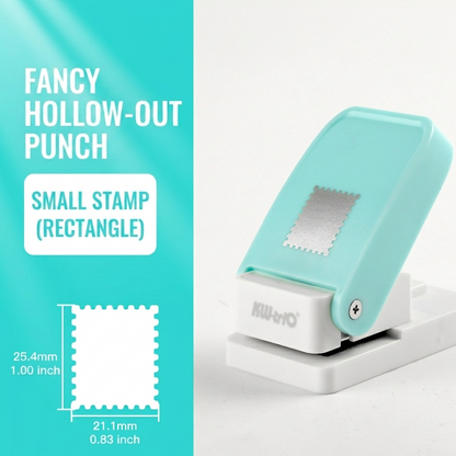 Precision Stamp-Style Decorative Paper Punch – Versatile Embossing Tool for DIY Crafts, Scrapbooking & Greeting Cards