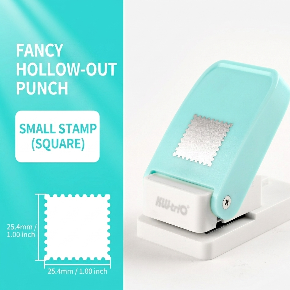 Precision Stamp-Style Decorative Paper Punch – Versatile Embossing Tool for DIY Crafts, Scrapbooking & Greeting Cards