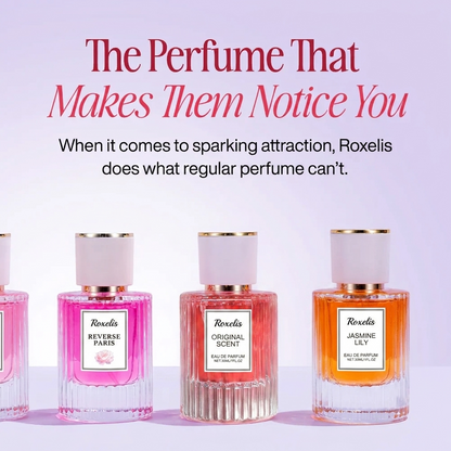 Roxelis Pheromone-Infused Eau de Parfum – Long-Lasting Signature Scent for Attraction & Confidence